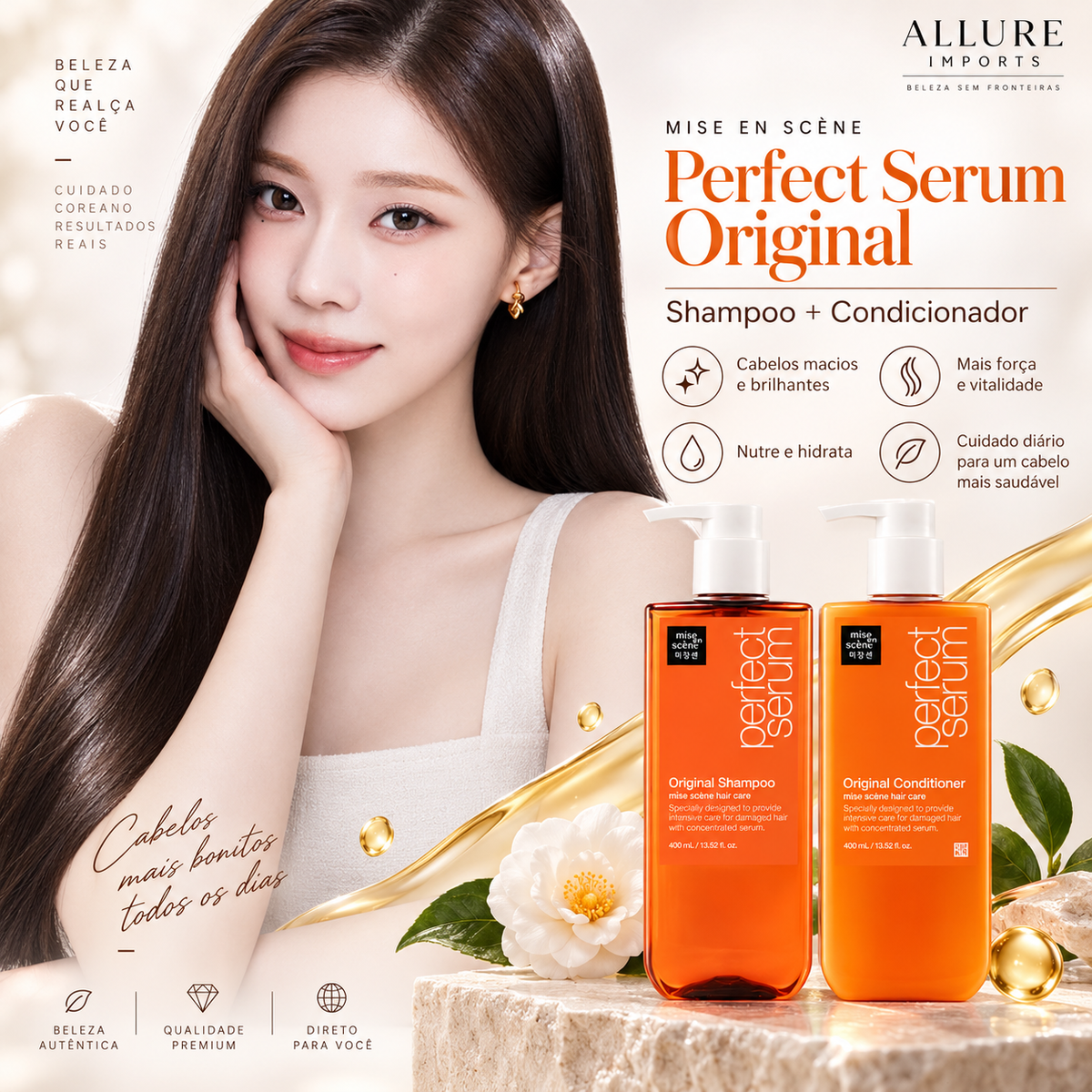 Condicionador Mise en Scène Perfect Serum Original 680ml
