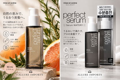 Mise en Scène – Perfect Watery Serum Óleo capilar 80ml