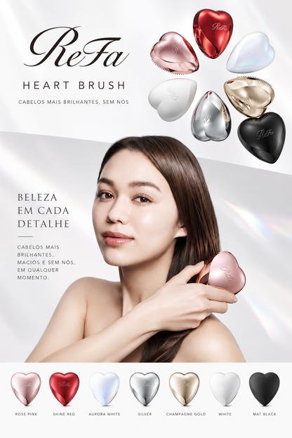 Escova ReFa Heart
