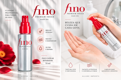 Fino Premium Touch Hair Oil – Óleo Capilar Reparador 70ml