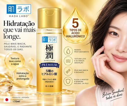 Hada Labo Gokujyun Premium – Loção Facial Hidratante 170ml